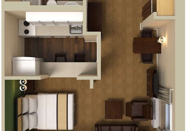 استودیوی لوکس, Extended Stay America Suites  Wichita  East