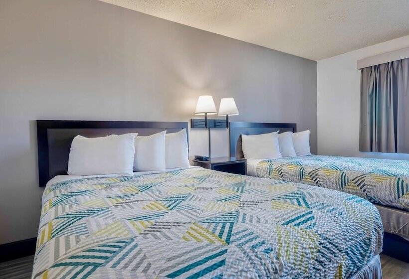 Номер Стандарт 2 Двуспальные Кровати, Motel 6 Stuart, Ia