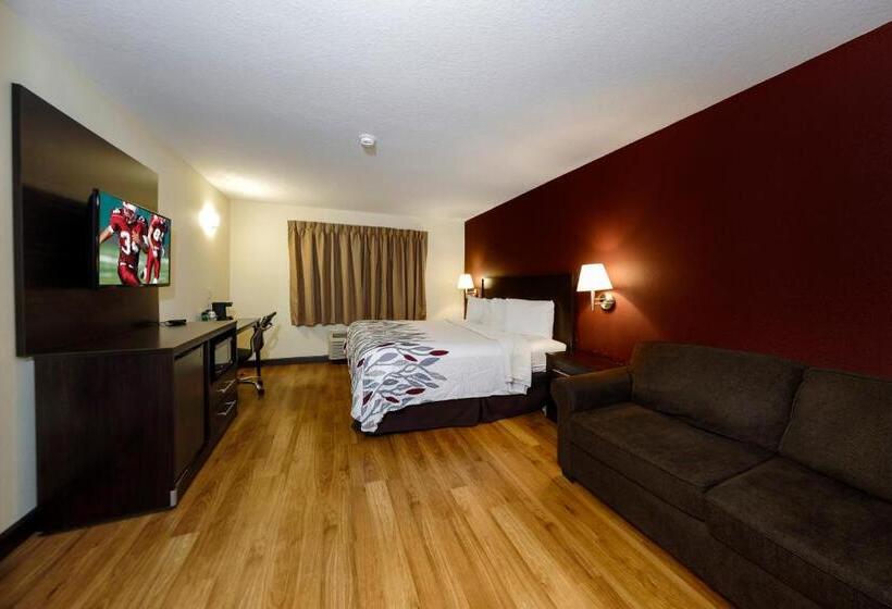 带大床的高级房间, Red Roof Inn Osage Beach  Lake Of The Ozarks