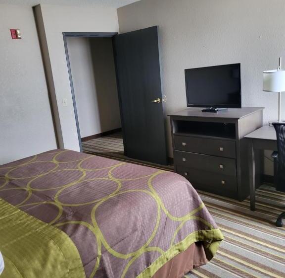 חדר סטנדרט עם מיטת קינג, Super 8 By Wyndham Aurora/naperville Area
