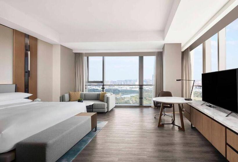 キングサイズベッドのスタンダードルーム, Jiaxing Marriott