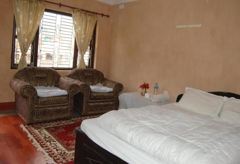 اتاق استاندارد با تخت بزرگ, Shrestha Hotel & Restaurant