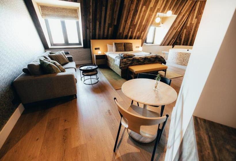 اتاق استاندارد با وان آب گرم, Cityhotel Wood