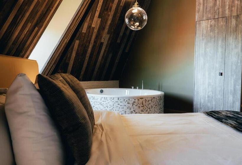 اتاق استاندارد با وان آب گرم, Cityhotel Wood