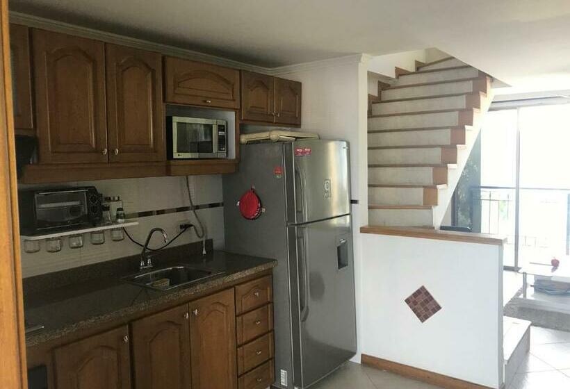 آپارتمان 1 خوابه با چشم‌انداز دریا, Edificio El Peñon Del Rodadero Apartamento Playa Rodadero