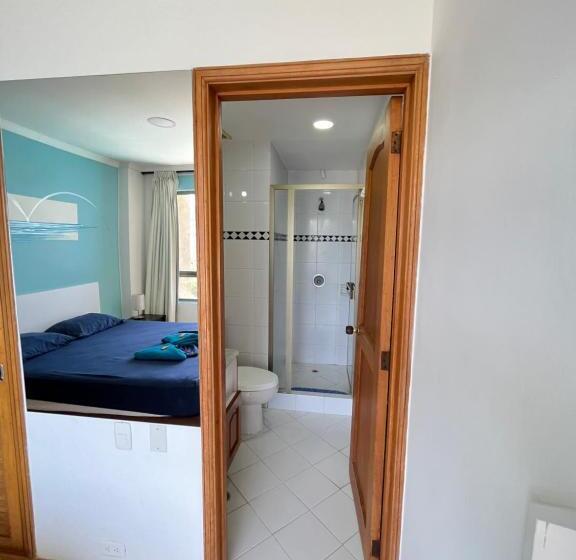 آپارتمان 1 خوابه با چشم‌انداز دریا, Edificio El Peñon Del Rodadero Apartamento Playa Rodadero