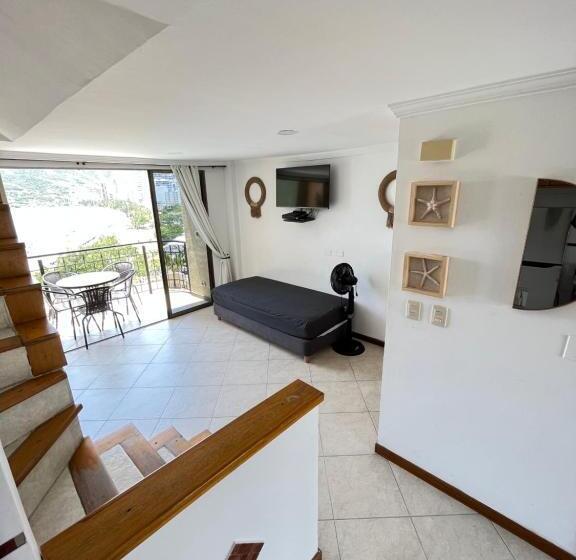 آپارتمان 1 خوابه با چشم‌انداز دریا, Edificio El Peñon Del Rodadero Apartamento Playa Rodadero