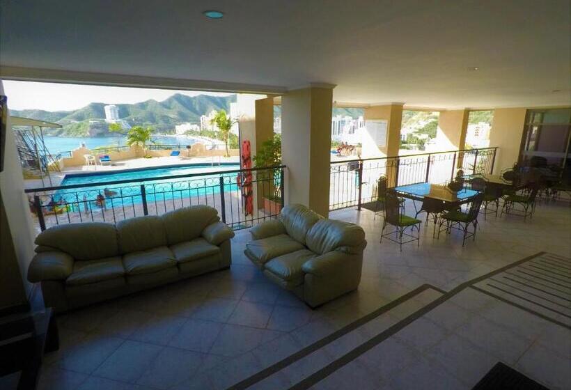 آپارتمان 1 خوابه با چشم‌انداز دریا, Edificio El Peñon Del Rodadero Apartamento Playa Rodadero