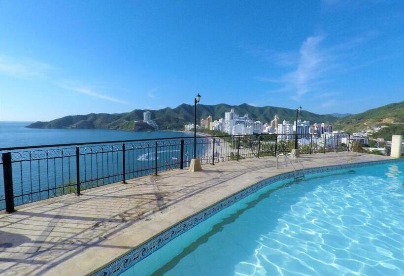 آپارتمان 1 خوابه با چشم‌انداز دریا, Edificio El Peñon Del Rodadero Apartamento Playa Rodadero