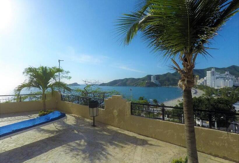 آپارتمان 1 خوابه با چشم‌انداز دریا, Edificio El Peñon Del Rodadero Apartamento Playa Rodadero