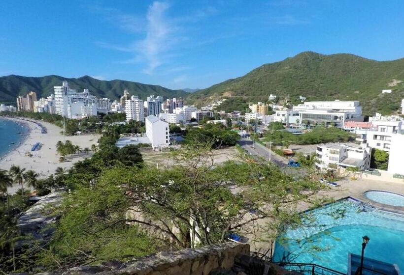آپارتمان 1 خوابه با چشم‌انداز دریا, Edificio El Peñon Del Rodadero Apartamento Playa Rodadero