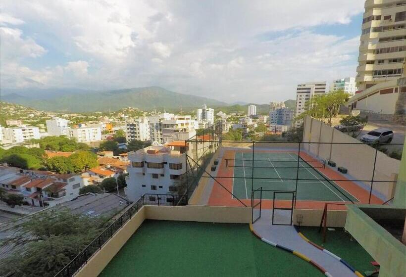 آپارتمان 1 خوابه با چشم‌انداز دریا, Edificio El Peñon Del Rodadero Apartamento Playa Rodadero