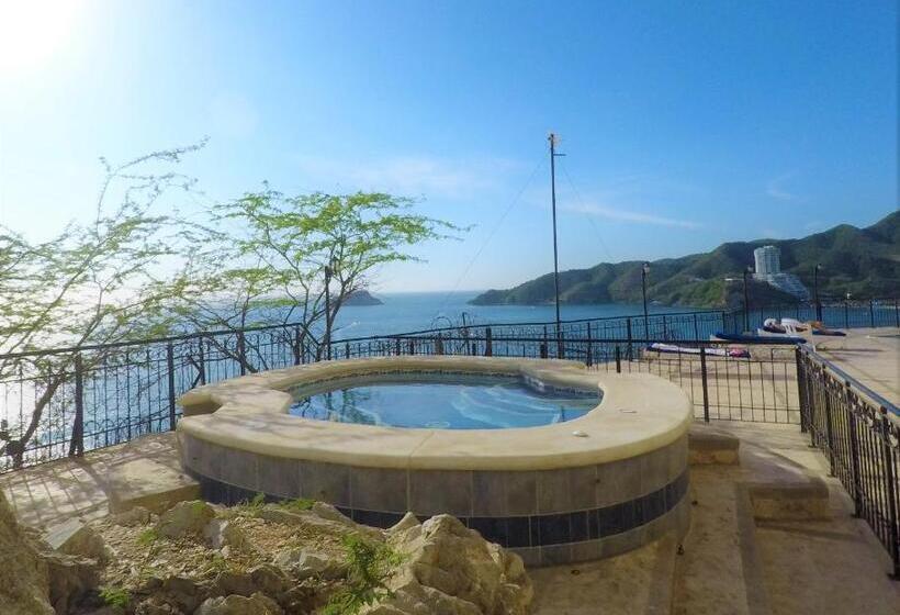 آپارتمان 1 خوابه با چشم‌انداز دریا, Edificio El Peñon Del Rodadero Apartamento Playa Rodadero