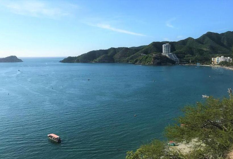 آپارتمان 1 خوابه با چشم‌انداز دریا, Edificio El Peñon Del Rodadero Apartamento Playa Rodadero