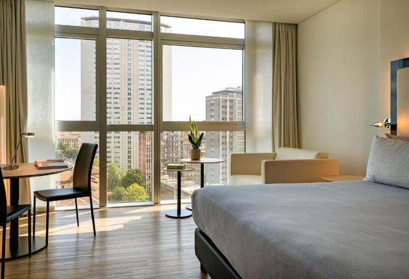 استودیوی استاندارد با چشم‌انداز شهر, Innside By Meliá Milano Torre Galfa