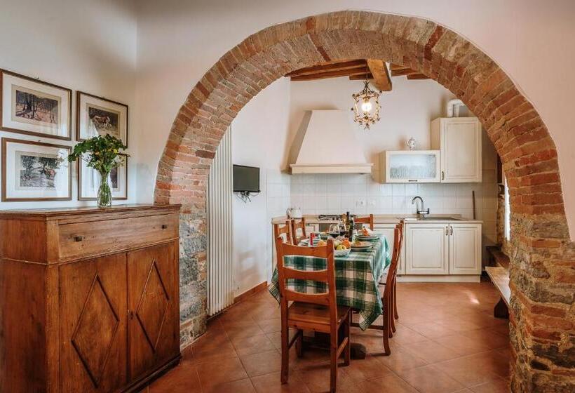 Апартаменты 1 Спальня Нижний Этаж, Borgo Villa A Sesta
