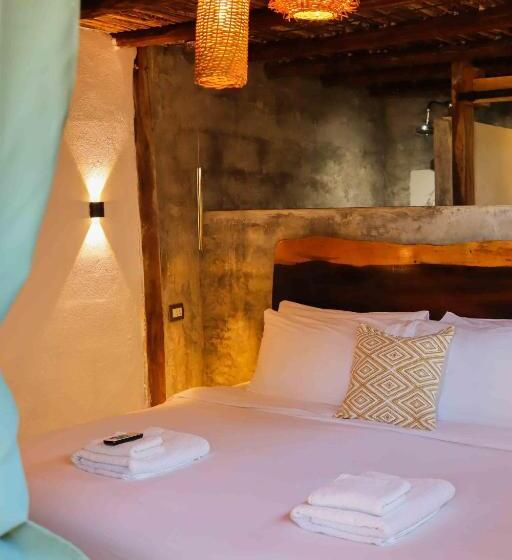 سوئیت با تخت بزرگ, Casa Mate Beachfront Cabañas El Cuyo
