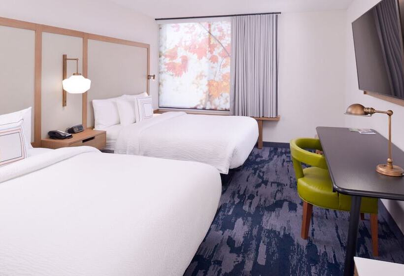 Quarto Estandar 2 Camas Casal, Fairfield Inn And Suites By Marriott Bakersfield Central