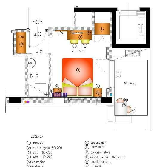 اتاق لوکس با بالکن, Casa Livio  Rooms And Studios