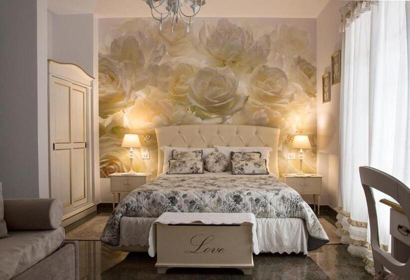 اتاق استاندارد سه تخته با چشم‌انداز استخر, B&b Blanc Maison Etna Relais & Charme