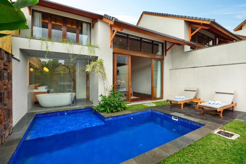 Habitación Cuádruple Estándar Vista Piscina, Mediterraneo