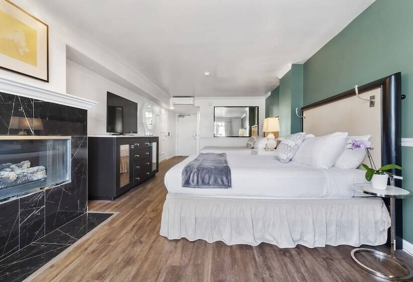 Номер Стандарт 2 Двуспальные Кровати, Ascot Suites Morro Bay