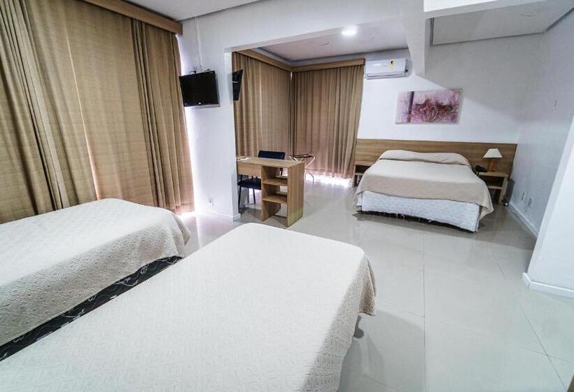 Семейный Номер, Dan Inn Express Porto Alegre   Próximo Ao Araújo Vianna E Ao Complexo Hospitalar Santa Casa