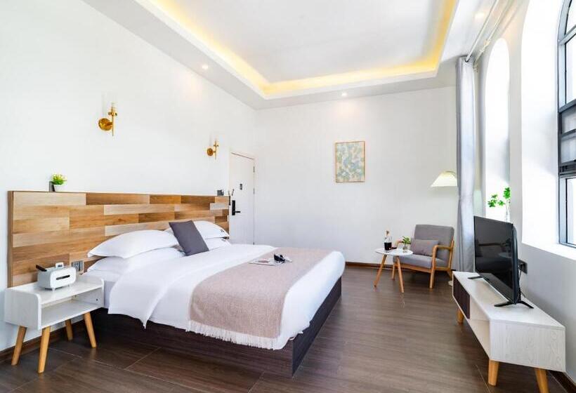 اتاق استاندارد با بالکن, Beihai Silver Beach Yintai Time Seaview Villa