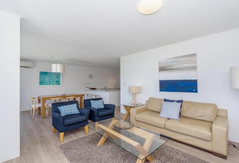 침실 2개 디럭스 아파트, One The Esplanade Apartments On Surfers Paradise