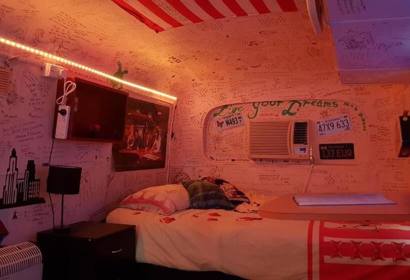 اتاق استاندارد با چشم‌انداز استخر, Alice's Secret Travellers Inn