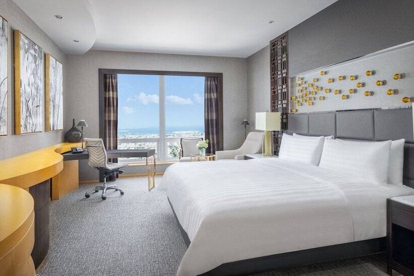 带大床的豪华间, Shangri La Dubai