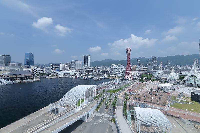 스탠다드 룸 킹사이즈 침대, Kobe Meriken Park Oriental