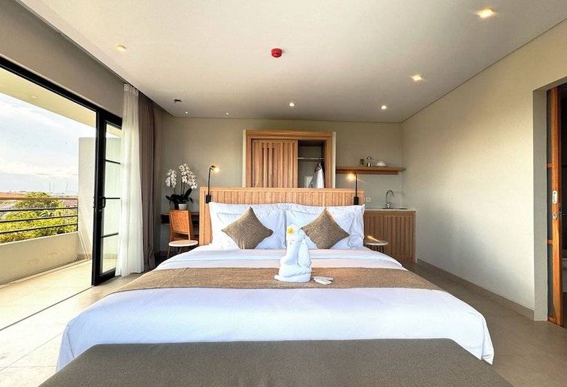 اتاق لوکس با چشم‌انداز دریا, Zin Canggu Resort & Villas
