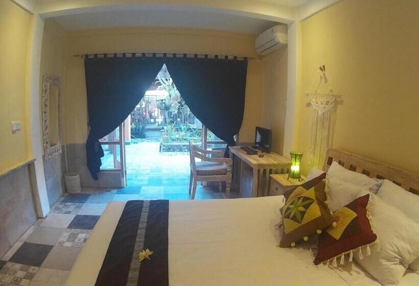 اتاق استاندارد با چشم‌انداز باغ, Puri Canggu Rooms Ll