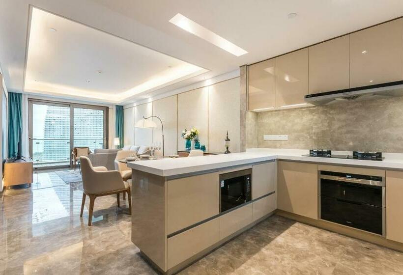 Люкс Deluxe 2 Спальни, Elnob Seaview Aparthotel Hai Tang Bay Sanya