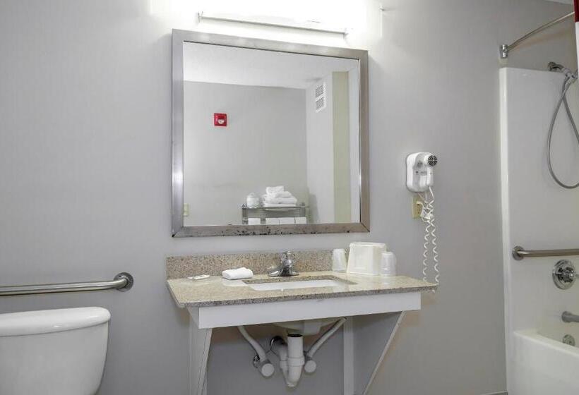 장애인을 위한 킹사이즈 침대 스탠다드 룸, Red Roof Inn Defuniak Springs