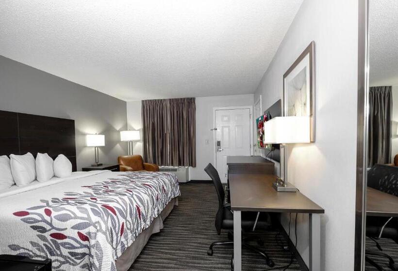 장애인을 위한 킹사이즈 침대 스탠다드 룸, Red Roof Inn Defuniak Springs