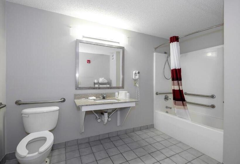 장애인을 위한 수피리어 룸, Red Roof Inn Defuniak Springs