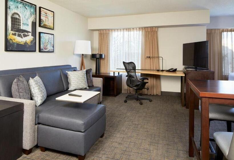 带大床的标准工作室, Residence Inn San Diego Carlsbad