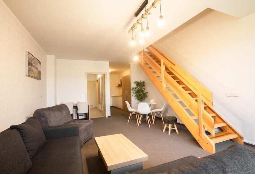 1침실 스탠다드 복층 주택, Wellness Apartmány říčky V Orlických Horách