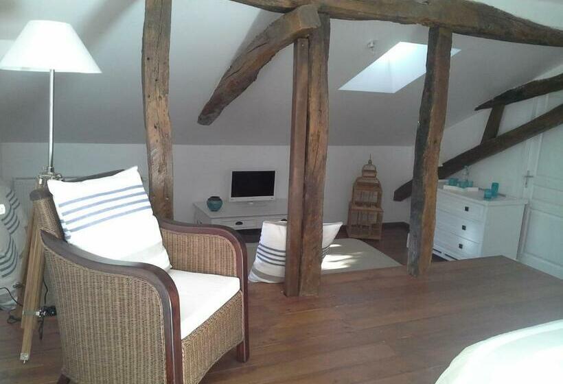 Люкс, Maison D'hôtes Brameloup Jardin Ovale
