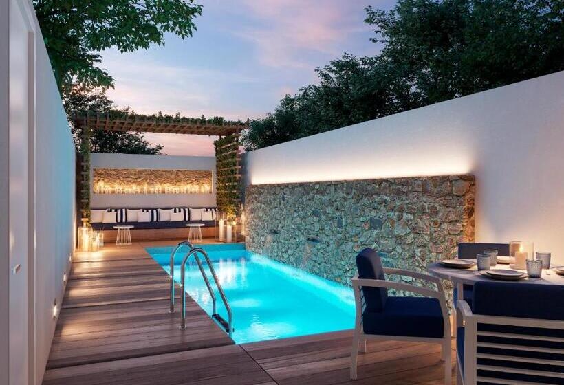 ویلای یک اتاق خوابه با استخر شنا, Minos Imperial Luxury Beach Resort & Spa Milatos
