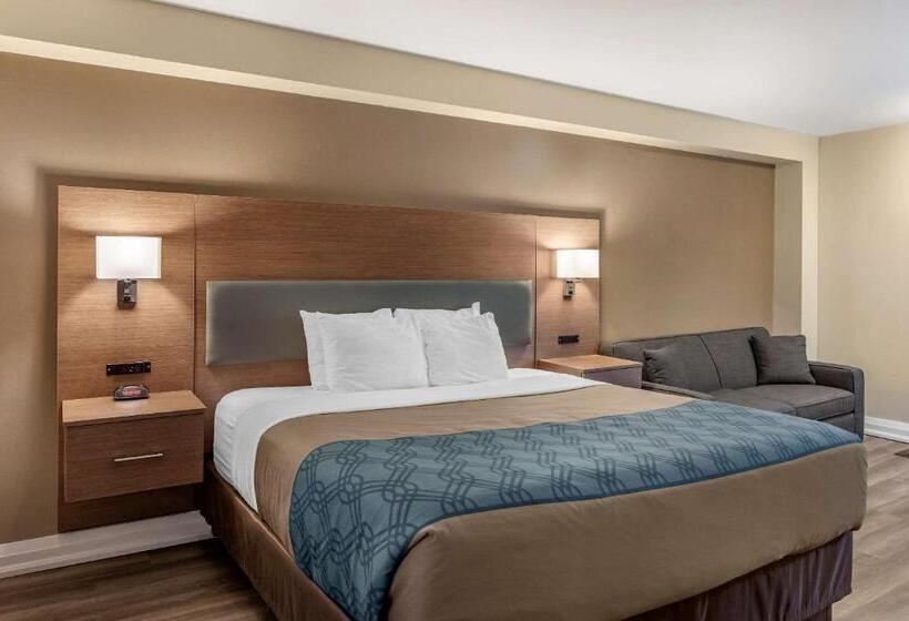 キングサイズベッドのスタンダードルーム, Econolodge Downtown Toronto