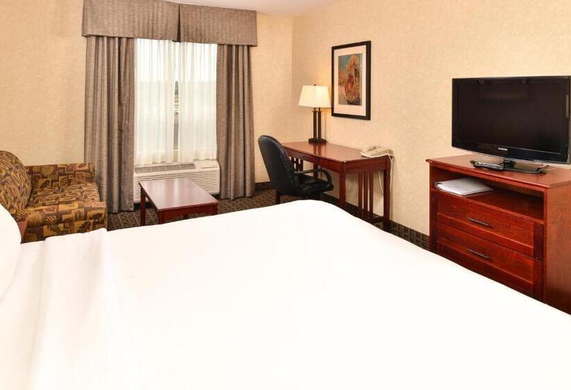 キングサイズベッドのスタンダードルーム, Holiday Inn Express Edmonton North, An Ihg