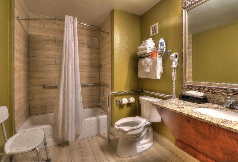 适合残疾人士使用的带超级大床的标准间, Quality Inn Near The Island Pigeon Forge