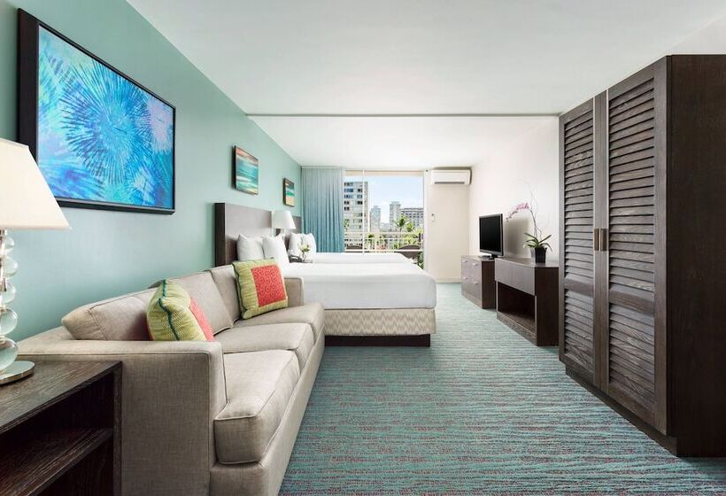 주니어 스위트 발코니, Courtyard By Marriott Waikiki Beach