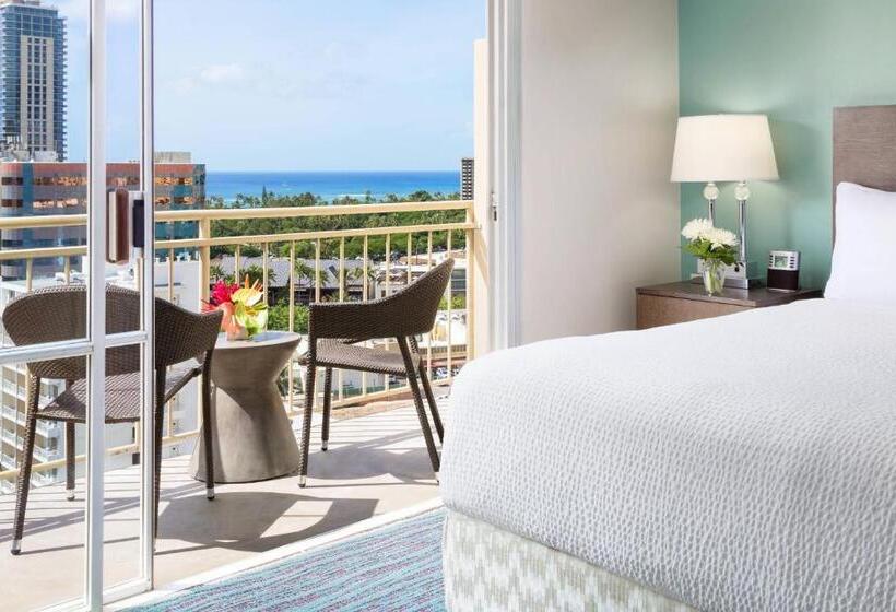 스탠다드 룸 킹사이즈 침대, Courtyard By Marriott Waikiki Beach