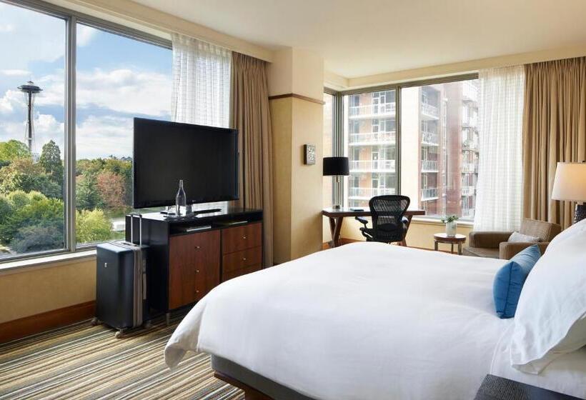 带大床的套房, Denny Park Hotel Seattle