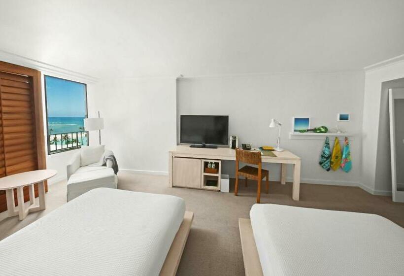 اتاق استاندارد با 2 تخت دوبل, Hilton Vacation Club The Modern Honolulu