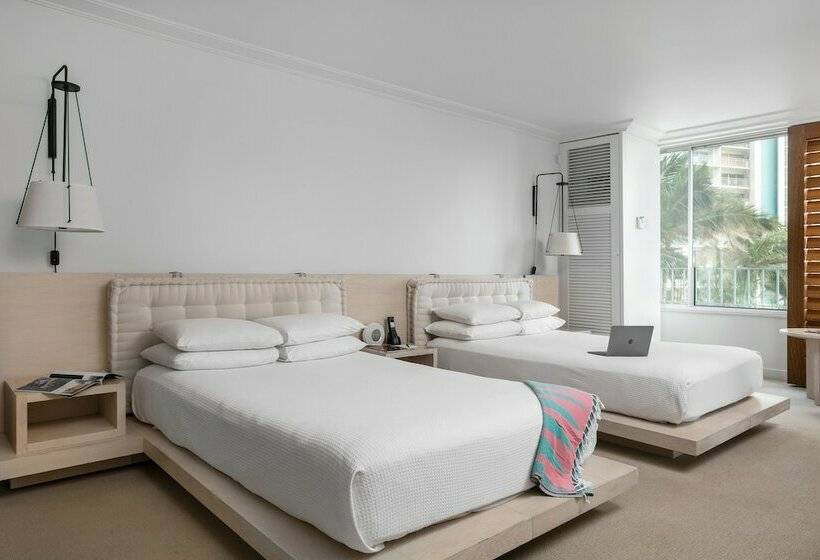 اتاق استاندارد با 2 تخت دوبل, Hilton Vacation Club The Modern Honolulu